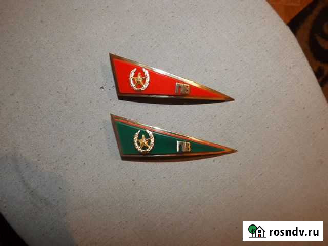 Уголок -околыш пограничный Мыски - изображение 1