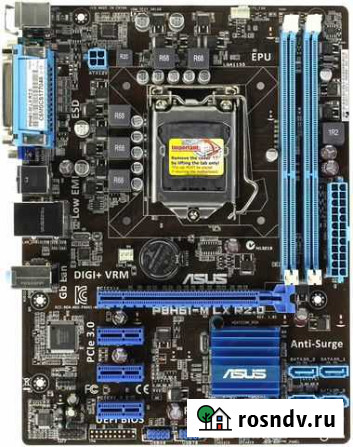 Материнская плата asus P8H61-M LX R2.0 Итатский - изображение 1