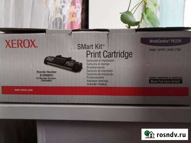 Картридж xerox pe220 Лиски - изображение 1