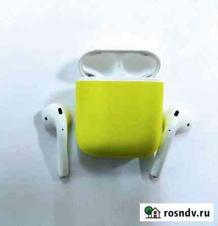 Беспроводные наушники apple airpods оригинал (Ц15) Тюмень