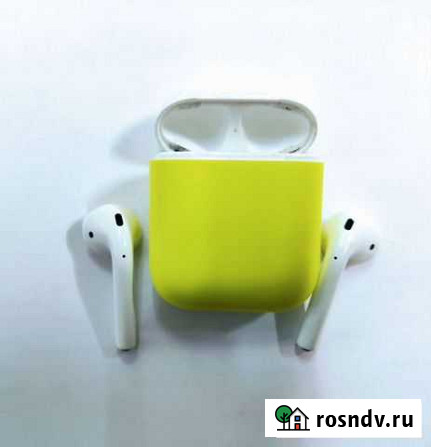 Беспроводные наушники apple airpods оригинал (Ц15) Тюмень - изображение 1