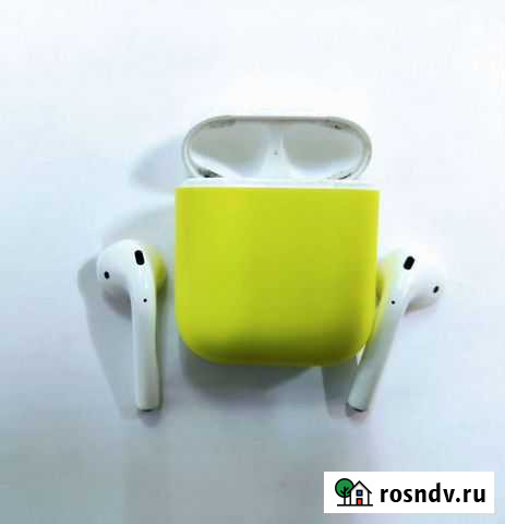 Беспроводные наушники apple airpods оригинал (Ц15) Тюмень - изображение 1