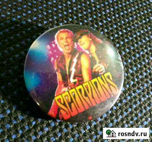 Значки Metallica, Scorpions, Егор Летов Новороссийск