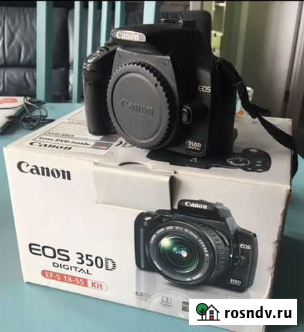 Зеркальный фотоаппарат canon 350D Красногорск - изображение 1