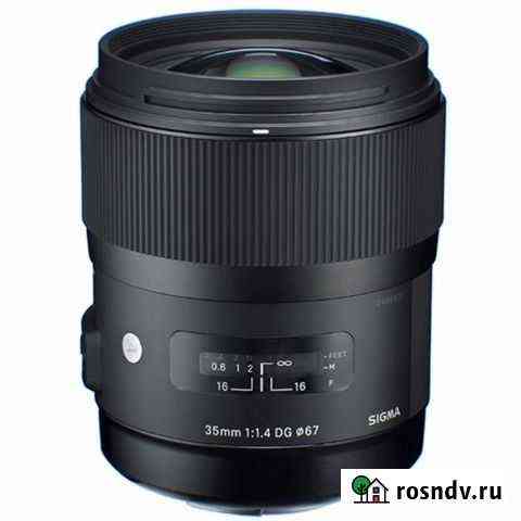 Sigma 35 1.4 Canon EF + на гарантии + Usb Dock Краснодар