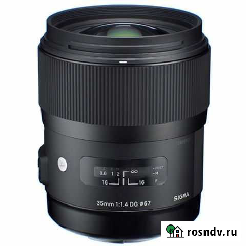 Sigma 35 1.4 Canon EF + на гарантии + Usb Dock Краснодар - изображение 1