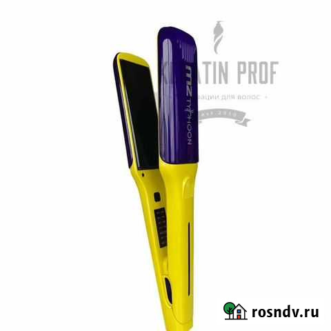 Утюжок титановые пластины MZ typhoon фиолетовый Лух - изображение 1