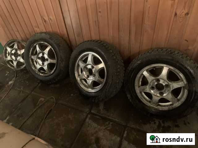 Зимние литые колеса матиз 155/70 Оренбург - изображение 1