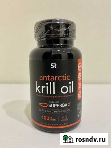 Sports Reserch Superba 2 Krill Oil 1000мг 60таб Самара - изображение 1