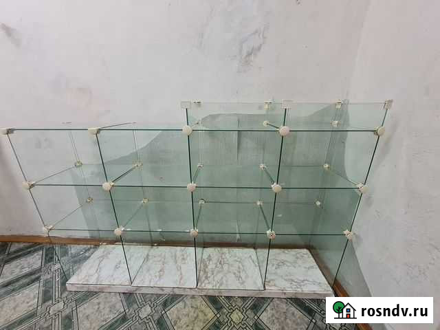 Стеклянная витрина из полочек Новороссийск - изображение 1