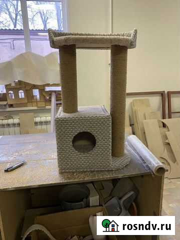 Качественный домик для кошки из ковролина Йошкар-Ола - изображение 1