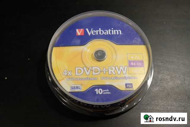 DVD+RW 10шт Verbatim, запакованные Нижний Новгород - изображение 1