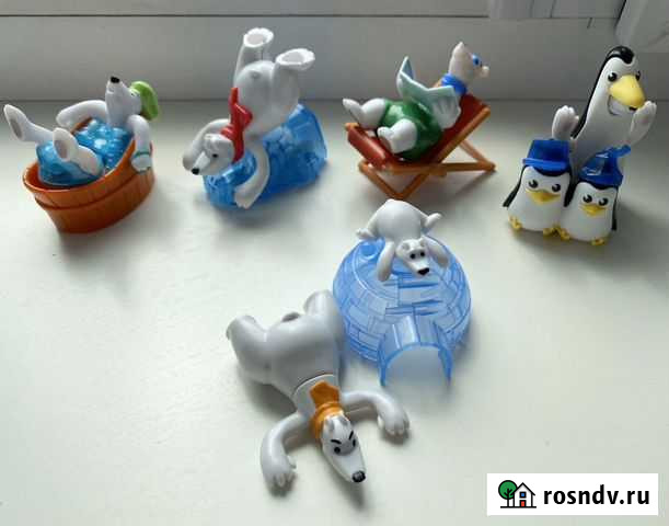 Игрушки Киндер Макси Полярные медведи Краснодар - изображение 1