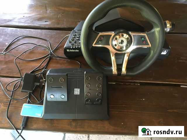 Руль и педали для игр PS-3, PS-4 Гусев - изображение 1