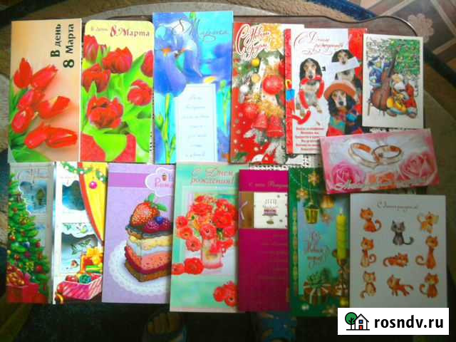 Открытки новые, ретро, календарики Краснодар - изображение 1