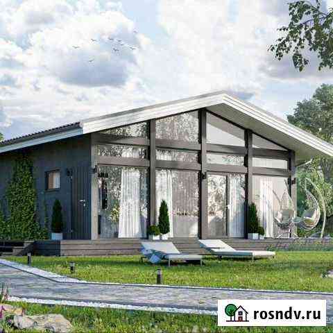 Каркасный дом из лстк по типу Фахверк Высоцк