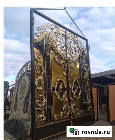 Кованые ворота Ботлих - изображение 1