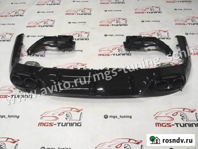 Диффузор + черные насадки E53 AMG Mercedes E-Coupe Сочи - изображение 1