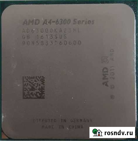 Процессор AMD A4-6300 Екатеринбург - изображение 1