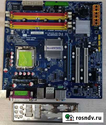 Мат. плата Gigabyte GA-Q35M-S2, LGA775, DDR2 Красноярск - изображение 1