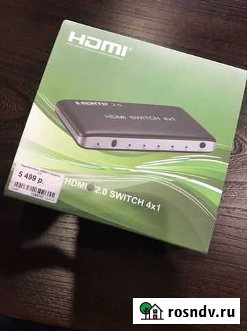 Hdmi switch коммутатор 4 на 1 Красноярск - изображение 1