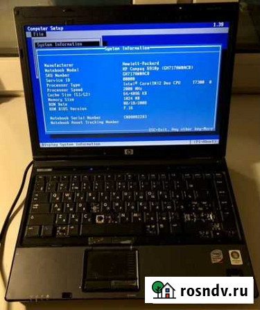 Ноутбук hp compaq 6910p Видное - изображение 1