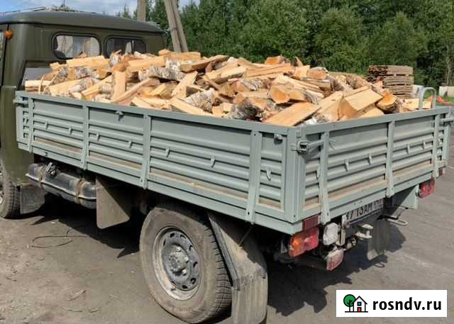 Дрова колотые (береза 33-35см) Лесколово - изображение 1