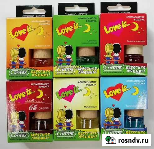 Ароматизаторы Contex Love is Липецк - изображение 1