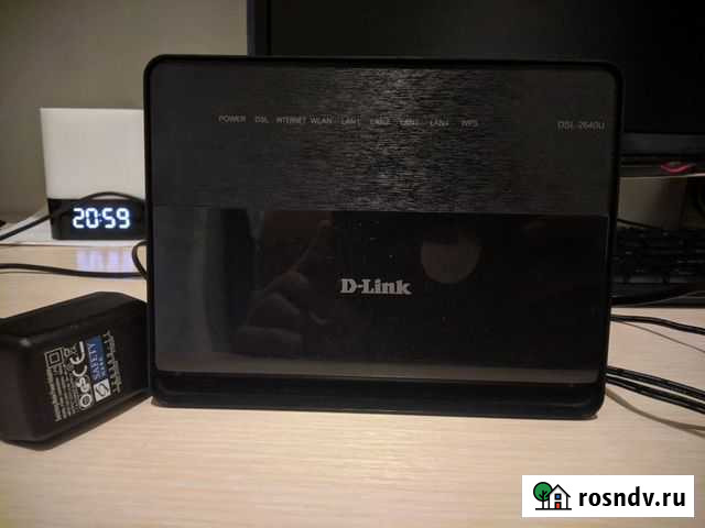 Adsl модем (роутер) D-link DSL-2640U Миасс - изображение 1