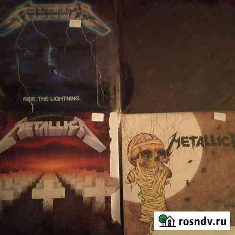 Пластинки Metallica, Scorpions, Rainbow Дзержинск