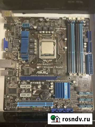 Материнская плата lga 1156 +i3(530) 2.93 Ghz Новый Уренгой - изображение 1