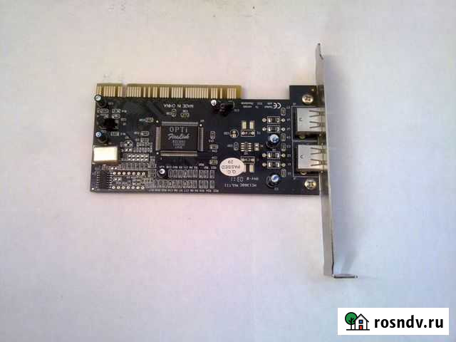 PCI Контроллер USB 2.0 на 2 порта Рыбинск - изображение 1