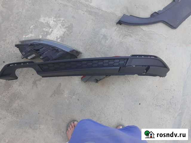 Задняя накладка бампера Фольксваген Поло 1.4 Варениковская - изображение 1