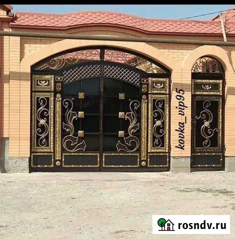 Ворота кованные Алагир - изображение 1