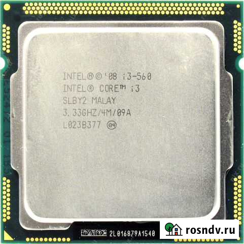 Intel Core i3-560 Clarkdale 3300MHz, LGA 1156 Иркутск - изображение 1