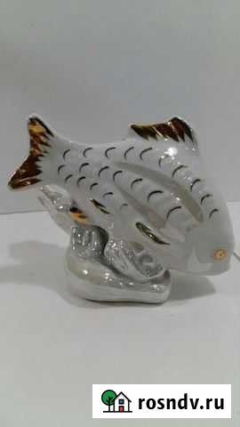 Фарфоровая статуэтка Карп Дулево Амурск - изображение 1