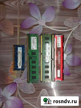 Оперативная память ddr4 4gb ddr3 2+2gb Волгоград - изображение 1