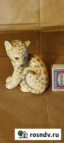 Статуэтка фарфоровая котёнок Гепарда Амурск - изображение 1