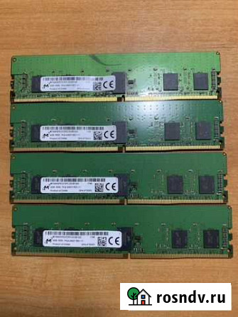 Серверная память 4GB DDR4 2400MHz Micron есс Reg Астрахань - изображение 1