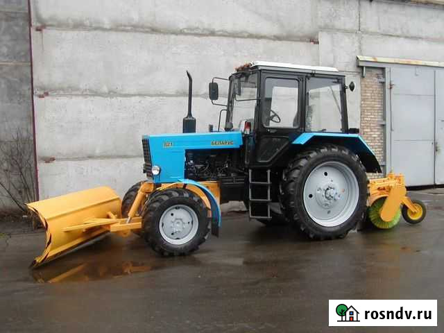 Аренда трактора мтз коммунальный. Щетка. Отвал Калуга - изображение 1