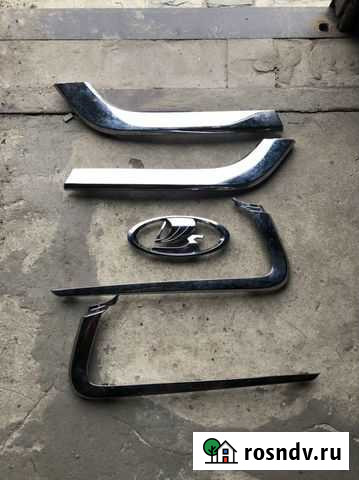 Х-молдинги на Ладу Весту(хром) Моршанск - изображение 1