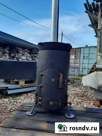 Печь под казан 12 л, метал 8 мм. Вечная Зыково - изображение 1