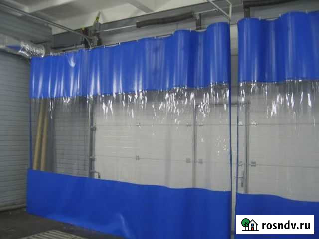 Мягкие окна с прозрачной вставкой на автомойку Тучково - изображение 1