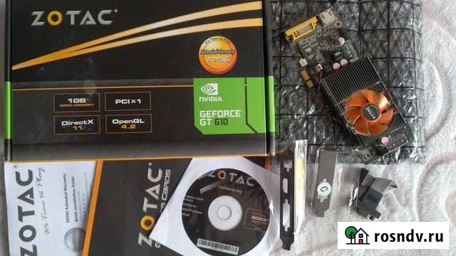 Zotac GT610 1GB PCI-E x1 Киреевск - изображение 1