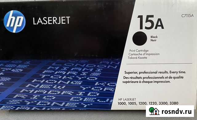 Оригинальный картридж нр С7115А Пенза - изображение 1