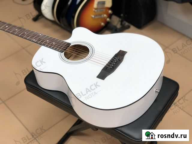 Акустическая гитара Rosefinch W4010 белая Бор - изображение 1
