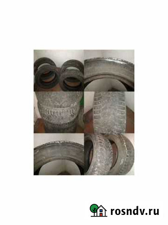 Б/у шины Bridgestone 215/55/R16 4шт+1 шина Dunlop Тольятти - изображение 1