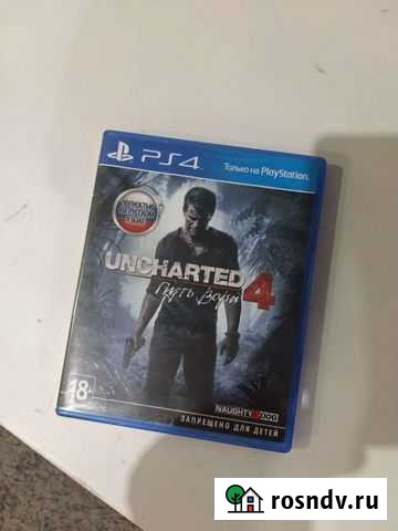 Игра для playstation ps4 Uncharted 4 Костомукша - изображение 1