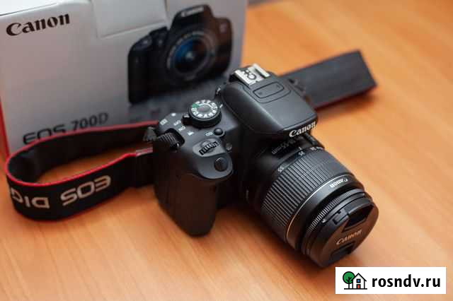 Зеркальный фотоаппарат Canon 700D Уфа - изображение 1