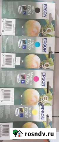 Набор картриджей Epson из Т1291-94 Альметьевск - изображение 1